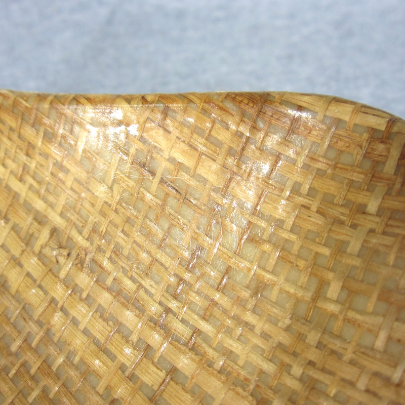 Abaca by Grainware Bowl MCM Atomic Freeform Hand Loomed Fiber Molded Dish gallery