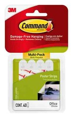 4 Pack – 3M Command Poster Hanging Strips Adhesive – 40 count each