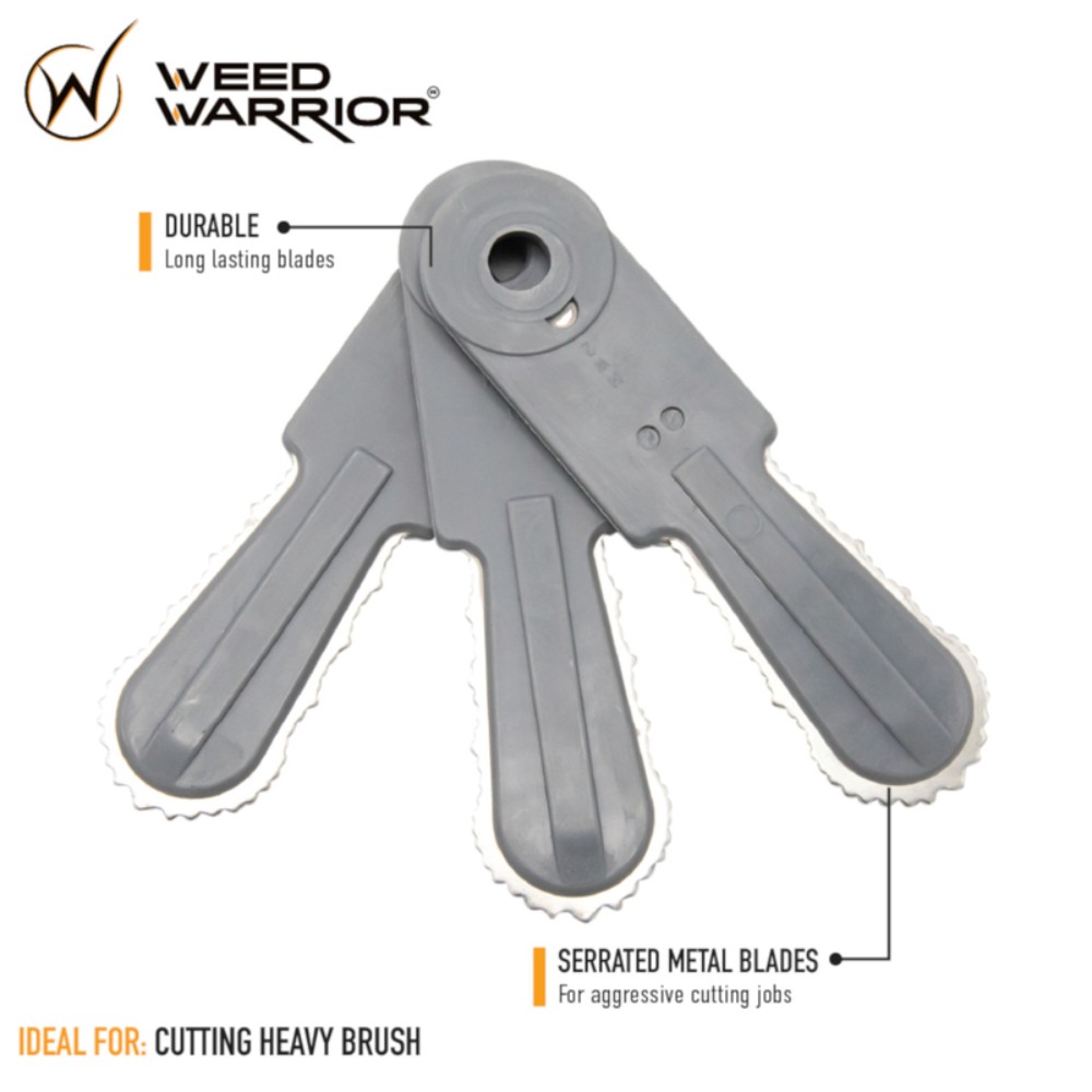 Weed Warrior Blade Residential Grade Corded Brush Cutter Metal Blade 6.75 L x 4. gallery