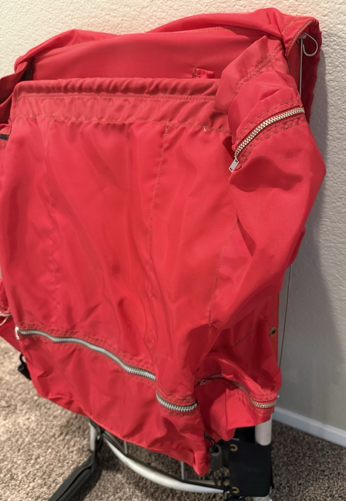 Vintage Multi Pocketed KELTY Red External Frame Backpack 4