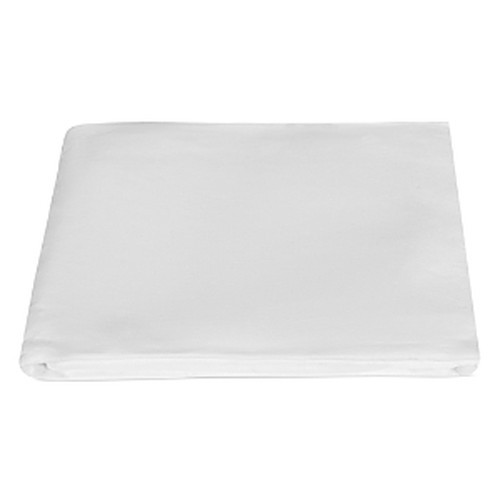 Matouk Linen Roman Hemstitch Fitted Sheet King 76"L x 80"W x 17"D White gallery