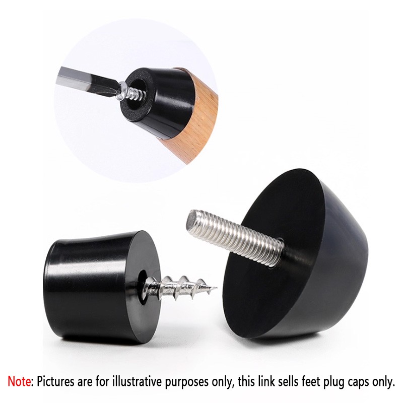 Rubber Feet for Speaker Cabinets Flight Cases Amplifier With Washer Small&Large gallery