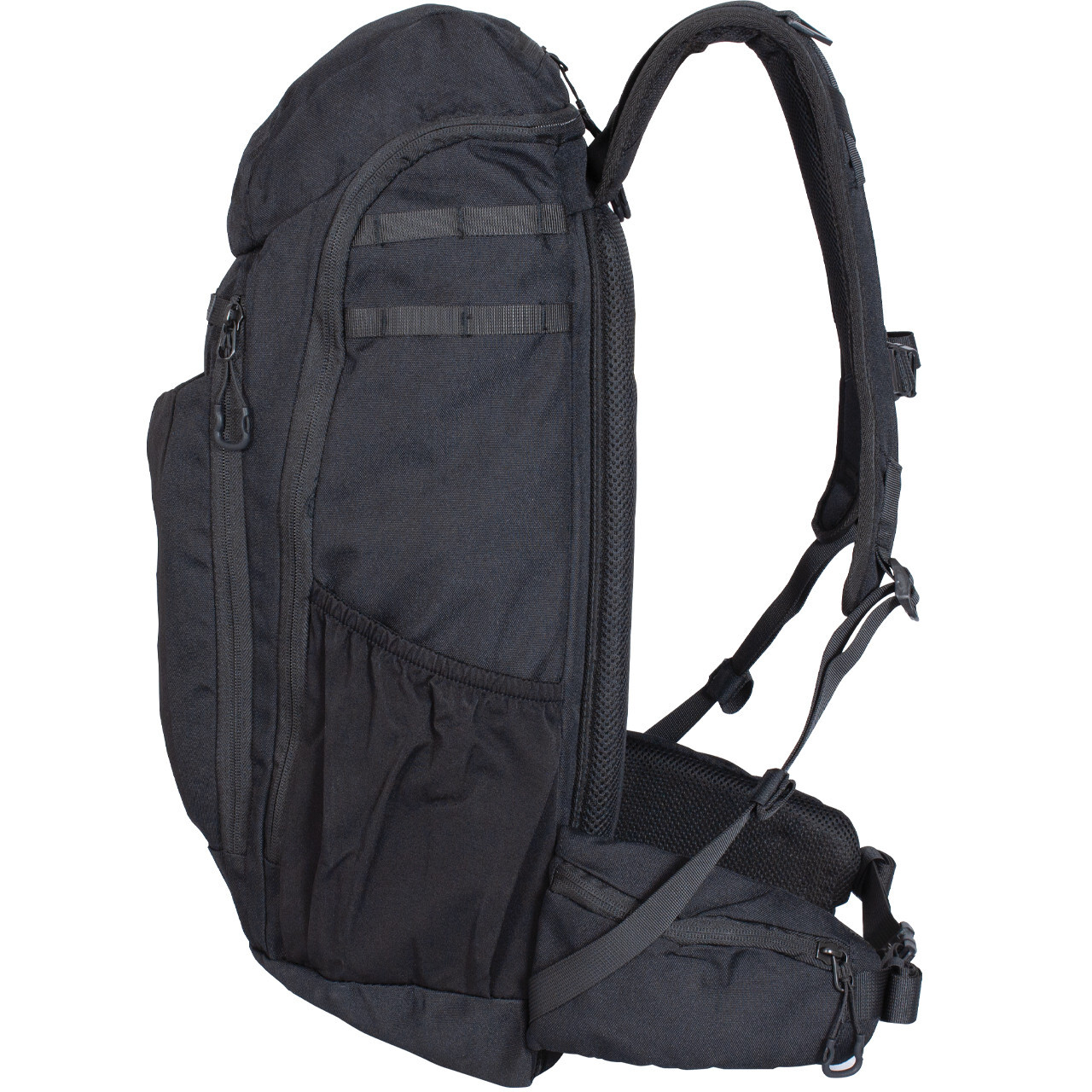 FHIOR Tactical Backpack 30L Black w/Large Main Compartment Adjustable Straps 4