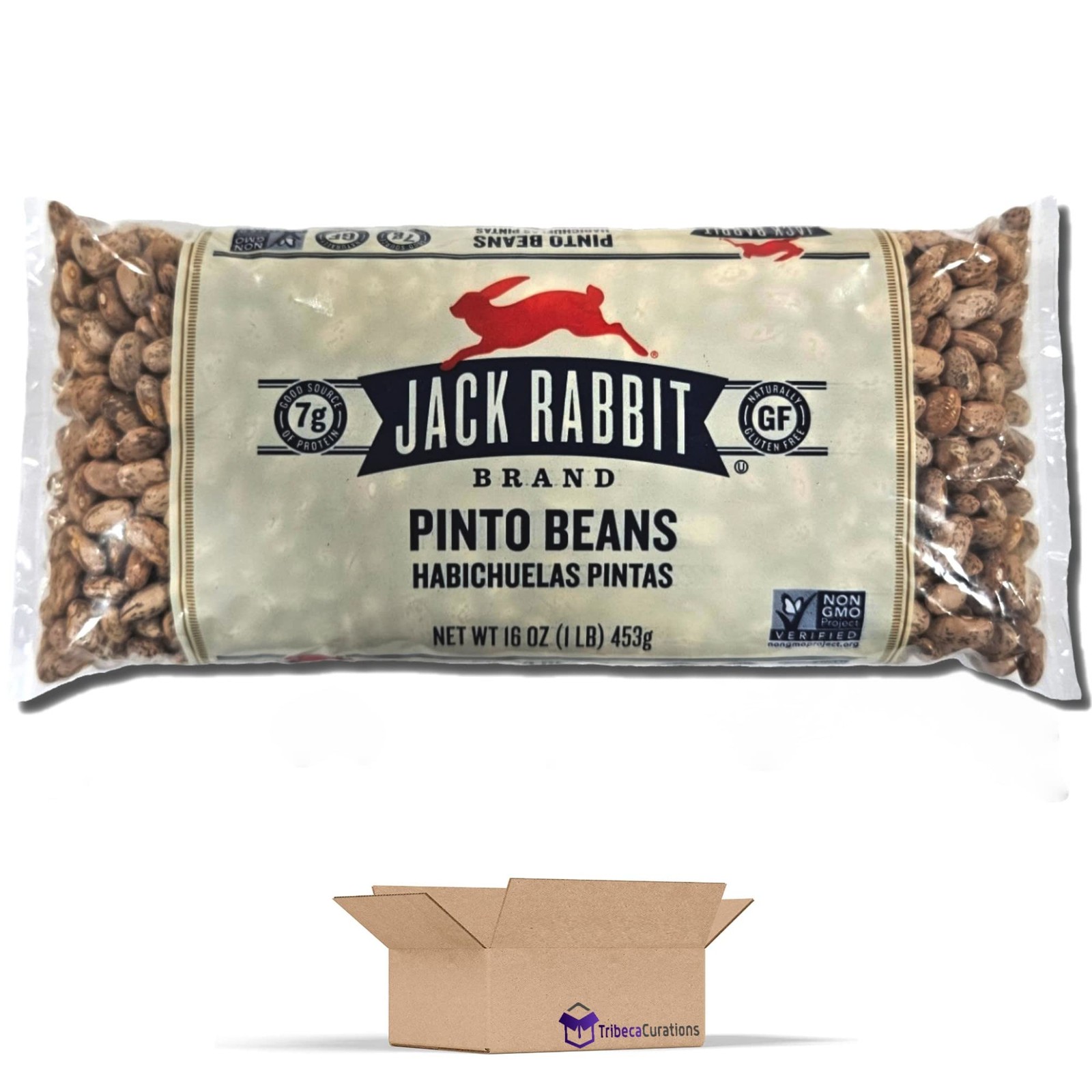 Jack Rabbit Pinto Beans, 16 Oz | Pack of 6 gallery