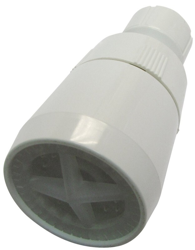 Plumb Pak PP825-15 1/2 in. Plastic White Water Saver Economy Shower head 2 GPM gallery