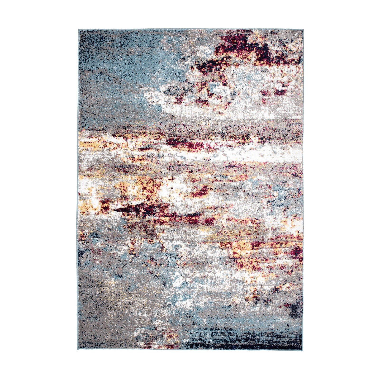 Rugshop Area Rug Distressed Abstract Watercolor Rugs for Living Room Bedroom Rug gallery