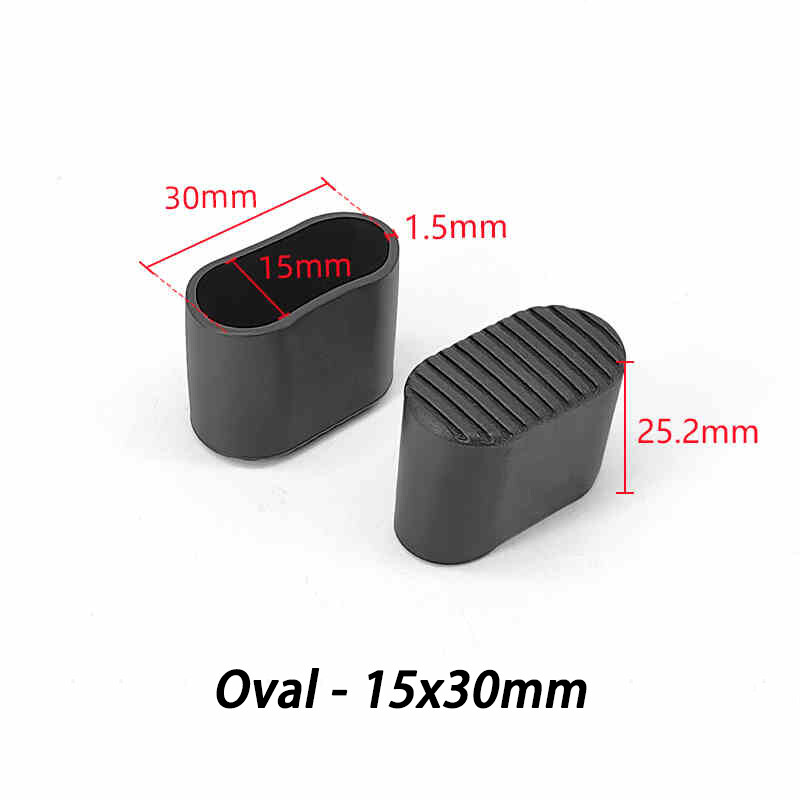 Square/Rectangle Chair Leg Cap Rubber Feet Protector Pads Furniture Table Covers gallery