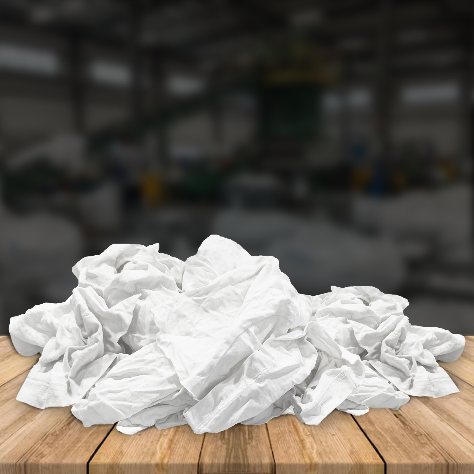White Knit Cleaning Rags Recycle Premium T-Shirt Wiping Boxes Multipurpose Use gallery