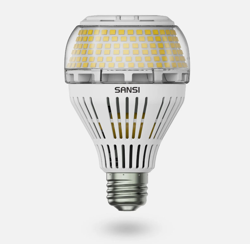 SANSI 30W=500W LED Light Bulb Ceiling Fans Light A21 5000K 5000lm E26 E27 Bright gallery