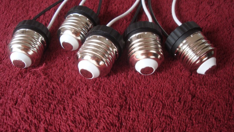 E26 Socket Adapter 5 Pack Light Bulb Socket Pigtail Screw In Male Light Socket gallery
