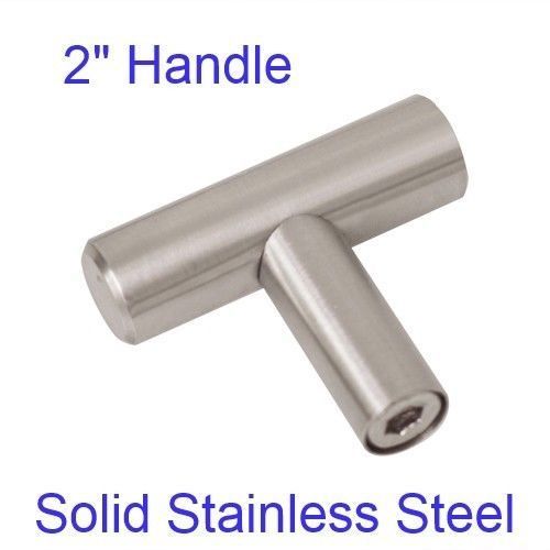 Solid Stainless Steel Bar Pull Handle For Drawer Kitchen Cabinet Hardware 2"-24" gallery
