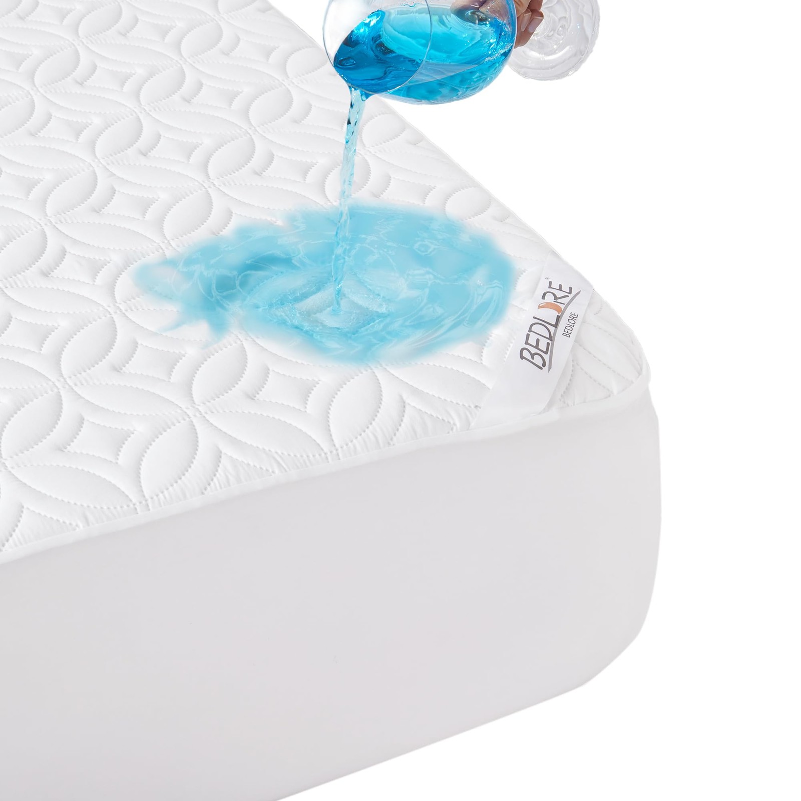 Bedlore Waterproof Mattress Protector Queen Size Noiseless Mattress Pad Deep gallery