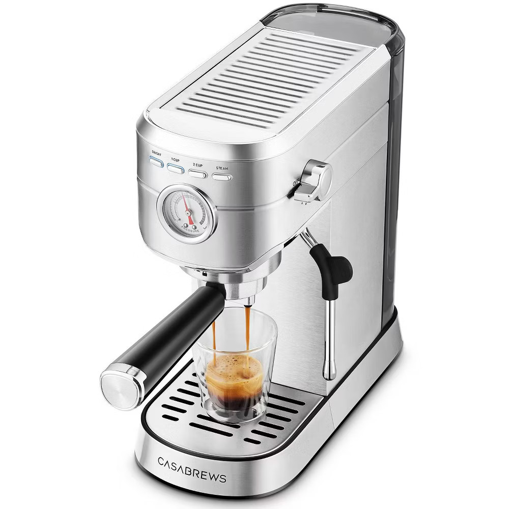CASABREWS CM5418 20 Bar Espresso Machine and Coffee Maker with Pressure Gauge, gallery