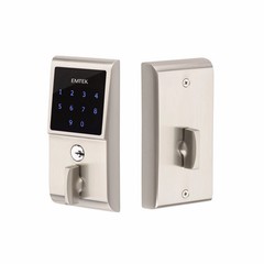 Emtek E3020US15 EMTouch Keypad Deadbolt – Brass Modern Collection, Satin Nickel