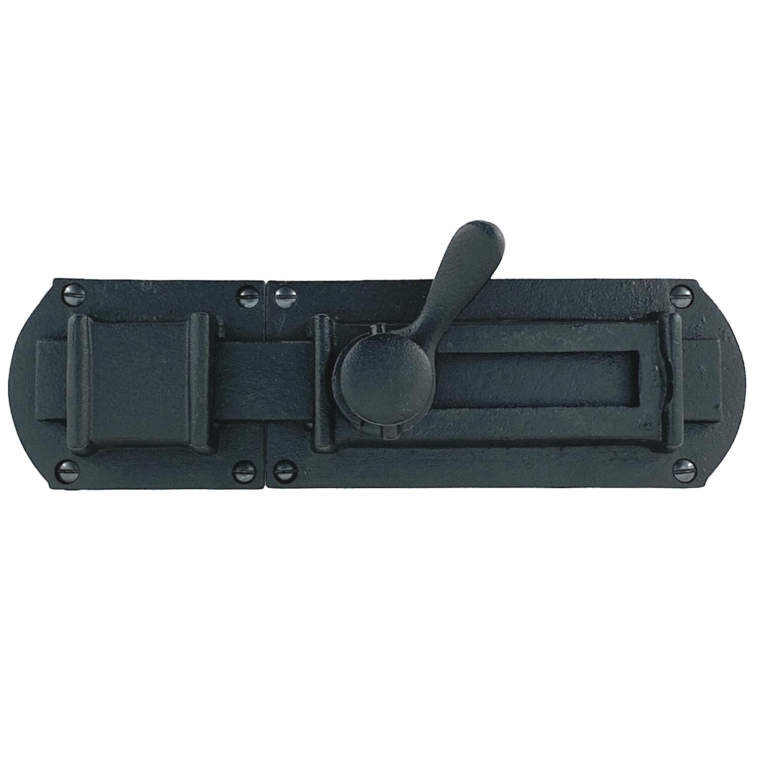 Surface Mounted Slide Bolt Lock in Cast Iron 9 Inch gallery