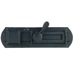Surface Mounted Slide Bolt Lock in Cast Iron 9 Inch