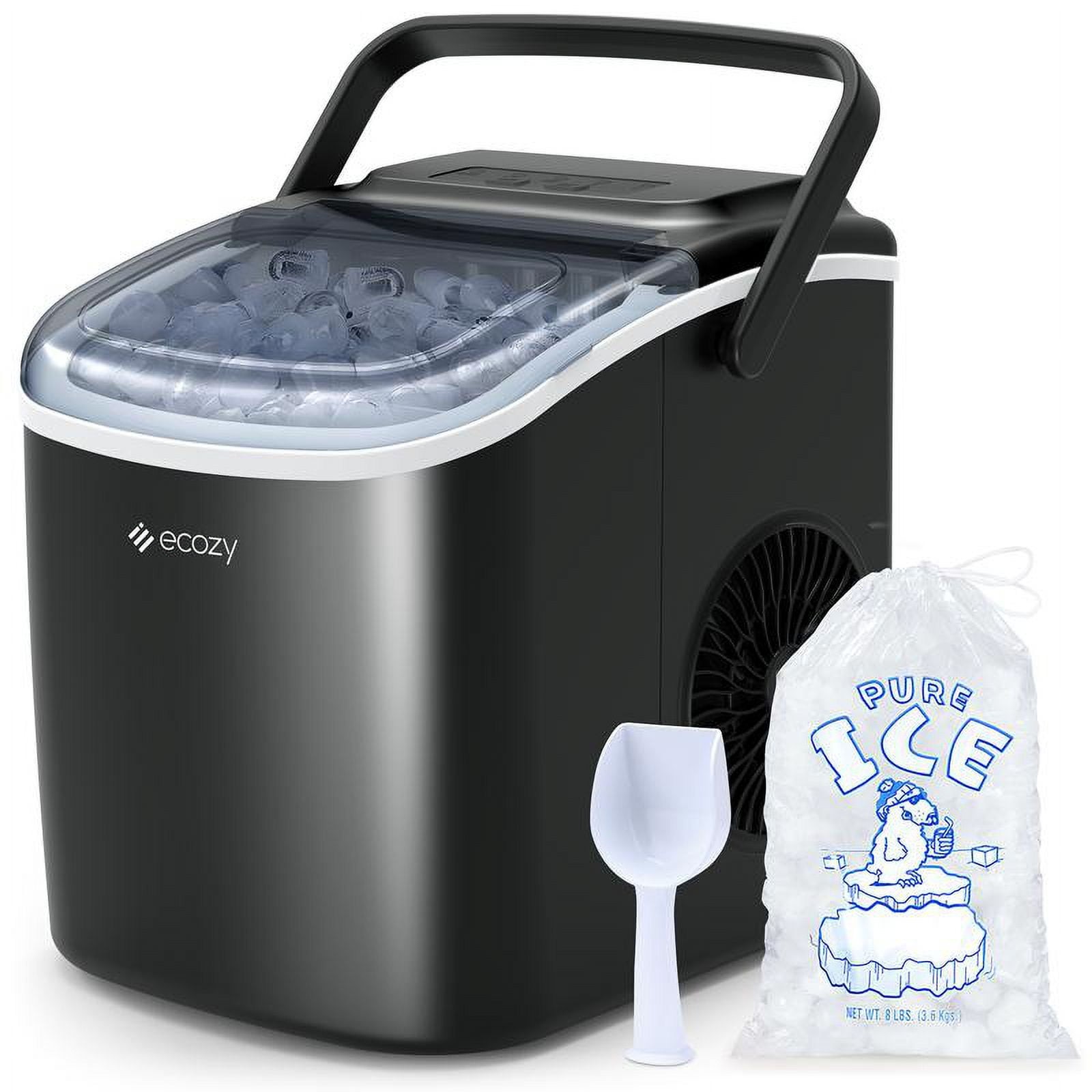 26 lbs/24H Countertop Ice Maker Machine 6 Min Fast Ice Making Auto-Cleaning gallery