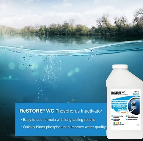 Restore WC Phosphorus Inactivator - Phosphate Removal and Water Clarity Solution gallery