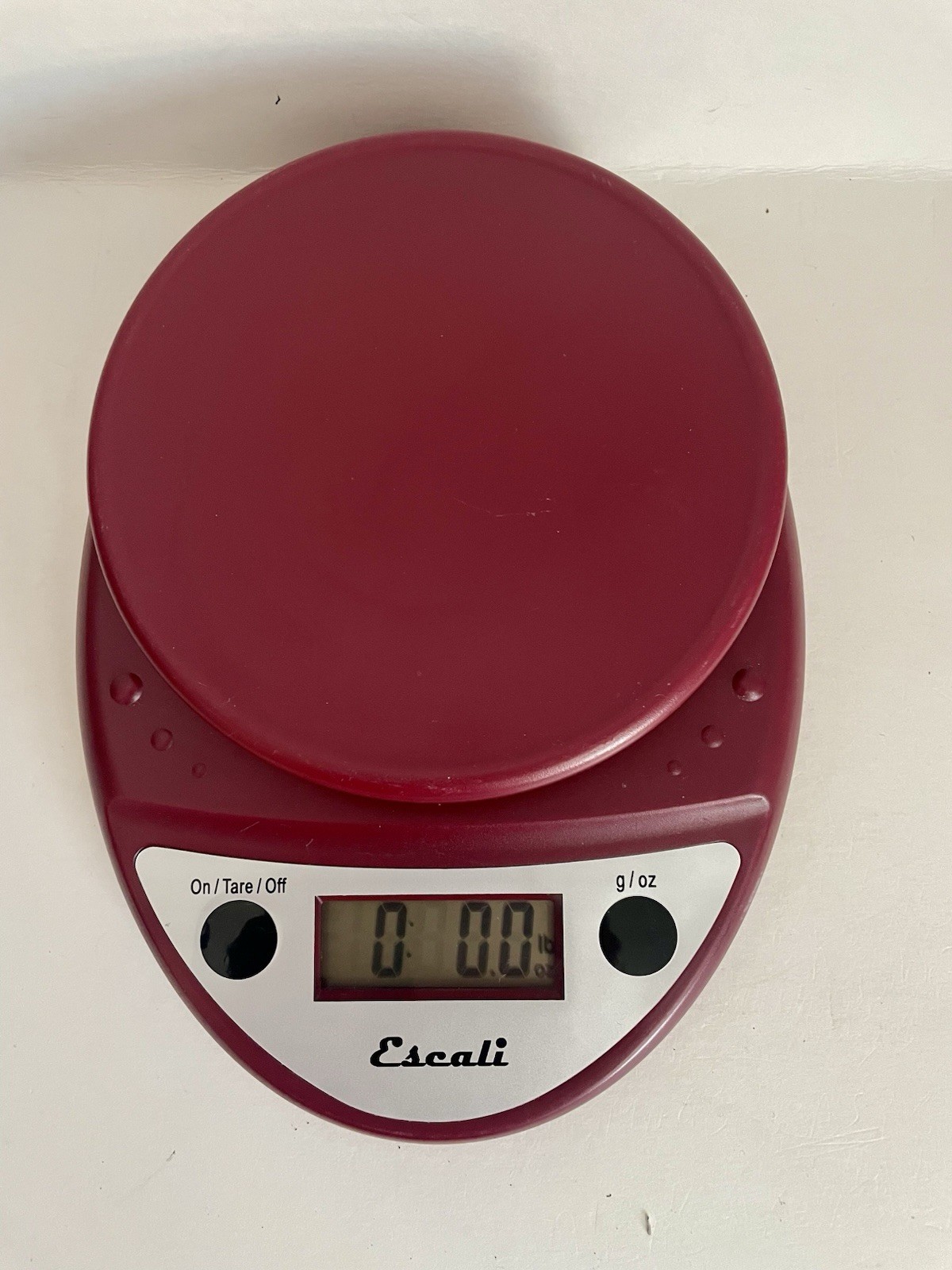 Escali Primo Digital Food Scale - Warm Red gallery