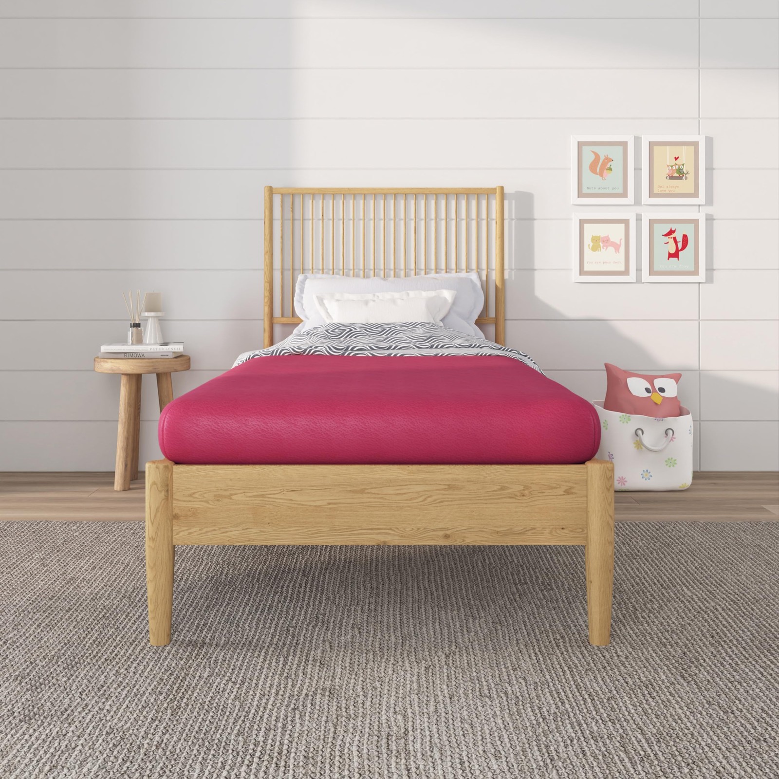 NapQueen 5 Inch Twin Memory Foam Mattress, Medium Feel, CertiPUR-US Certified... gallery