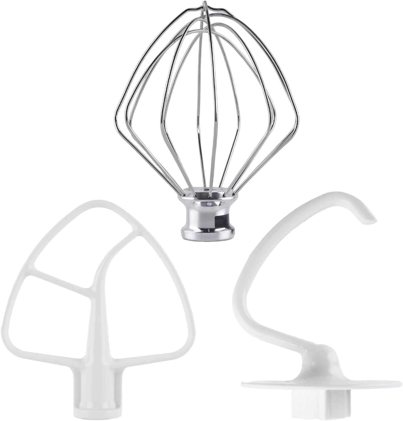 3-Piece Kit Attachments for Kitchenaid Tilt-Head Stand Mixer, Accessories Stainl gallery