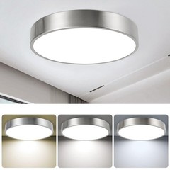 Modern Minimalist 13 Inch Ceiling Light, Dimmable 26W LED Ceiling Light Fixture