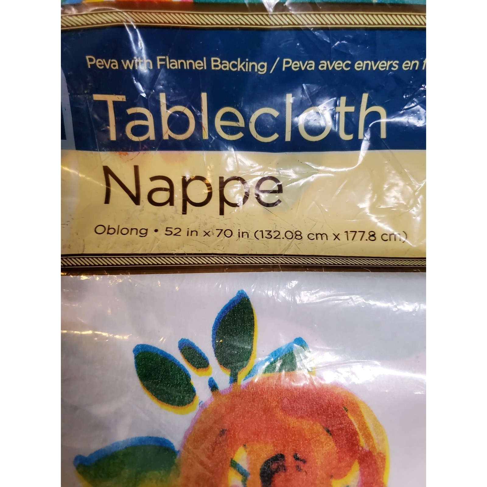 Vinyl Tablecloth - 52x 70in - Oblong Rectangle Shape gallery