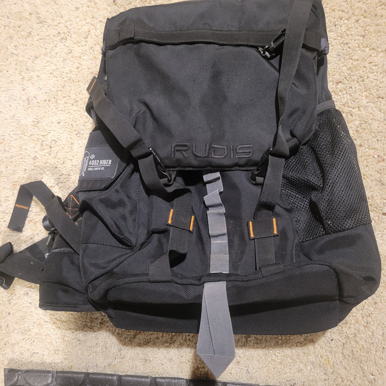 Rudis Gear 4082 Hiker  Backpack Black