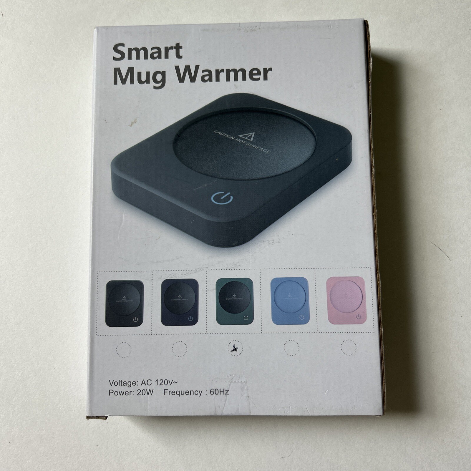 Smart Electric Green Coffee Desk Cup Heater Pad- Mug Warmer Tea Drink -AC 120v gallery
