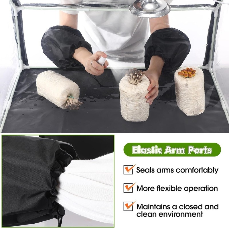 Easy-to-Use Mushroom Growing Setup with LED Lighting gallery