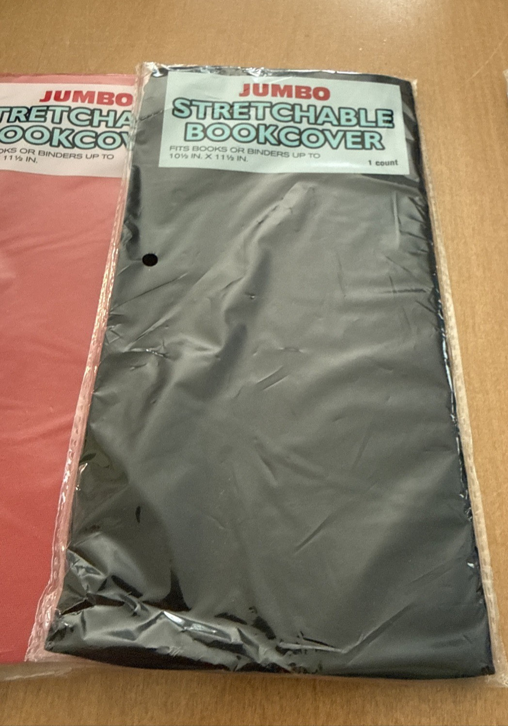 4 Package of Jumbo Stretchable Textbook Covers 10 1/2" X 11 1/2" gallery