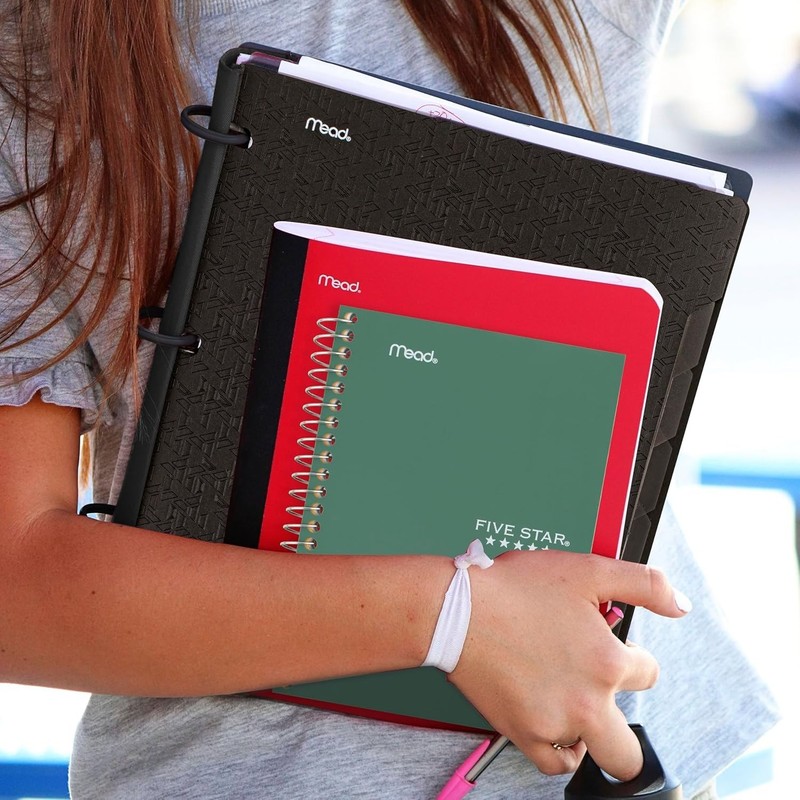 Five Star Spiral Notebook, 1 Subject, College Ruled Paper, 4-3/8" x 7", Personal gallery