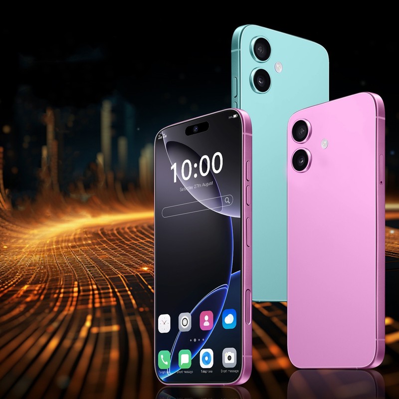 i16 Plus Factory Unlocked HD Smartphone Android 14 Dual SIM 8+256GB 8000mAh 6.8" gallery