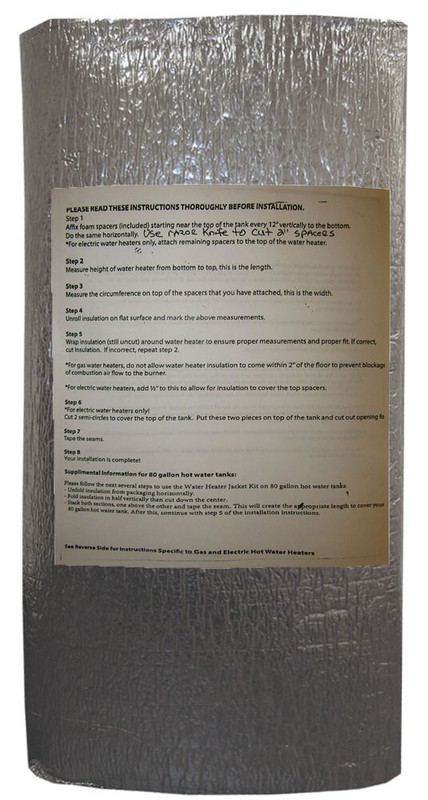 Water Heater Insulation Blanket Jacket Cover Fit 40 50 60 80 100 Gallons Tank R7 gallery