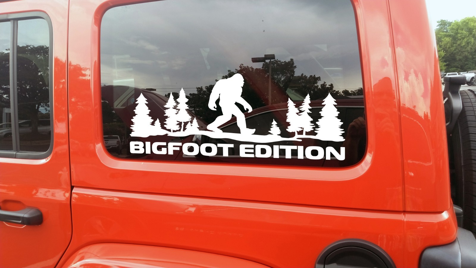 Bigfoot Edition V3 Forest Vinyl Sticker Decal Sasquatch Camping RV Overland gallery