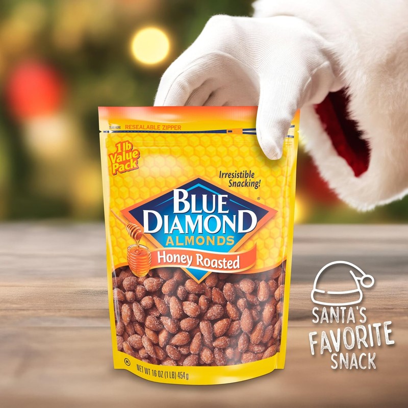 Blue Diamond Almonds Low Sodium Lightly Salted Snack 40 Ounce (Pack of 1) gallery