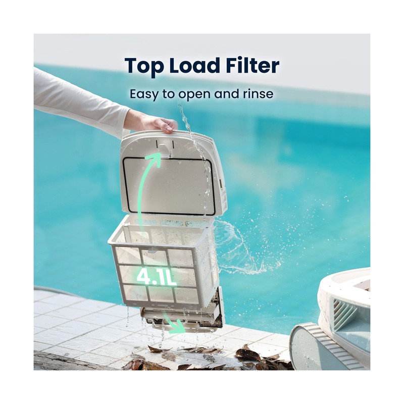 Chasing Hydro 4 SE Corded Robotic Pool Cleaner, 150W 180μm Class Basket Fil gallery