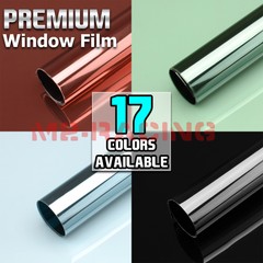 Window Tint One Way Mirror (Chrome Style ONLY) UV Heat Reflective Home Office