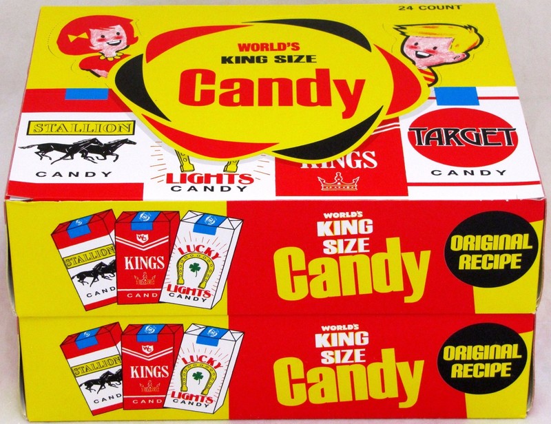 Worlds King Size Candy Cigarettes 2 Boxes 48 Packs Total Bulk Sticks Candies gallery