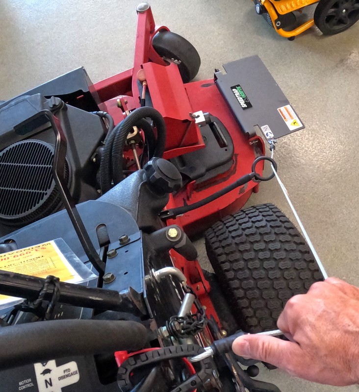Speedtrap® Chute Blocker Exmark® Vantage® S/X Series 48,52,60 2 min Install gallery