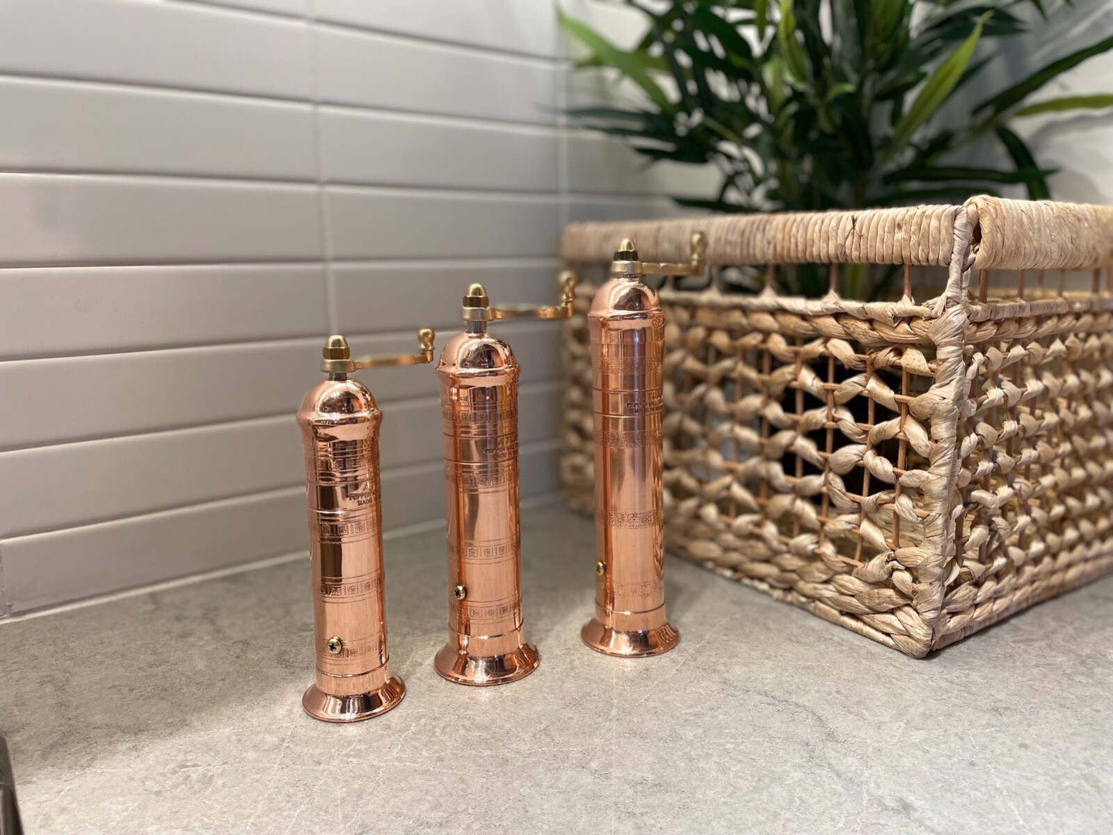 Handcrafted 9"Copper Pepper Mill - Premium Quality, Perfect for All Occasions, gallery