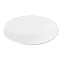 Plexiglass Table Top 1/2″ (12mm) Thick Clear Round Acrylic Table Top w Flat Edge