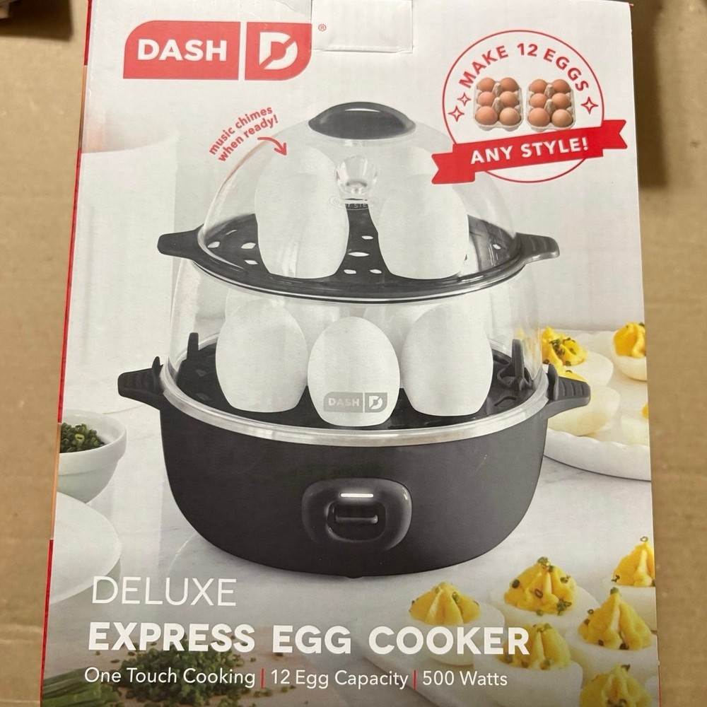 Dash 12 Egg Express Egg Cooker, 500 Watts, New in Box