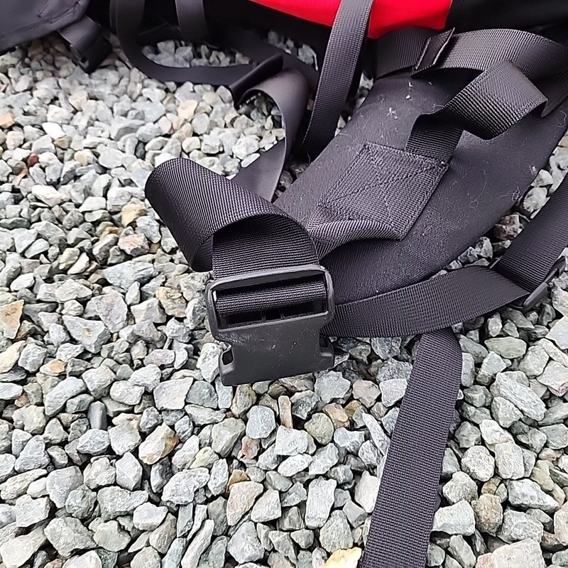Alps Mountaineering Hiking Backpack Internal Frame Black And Red 5