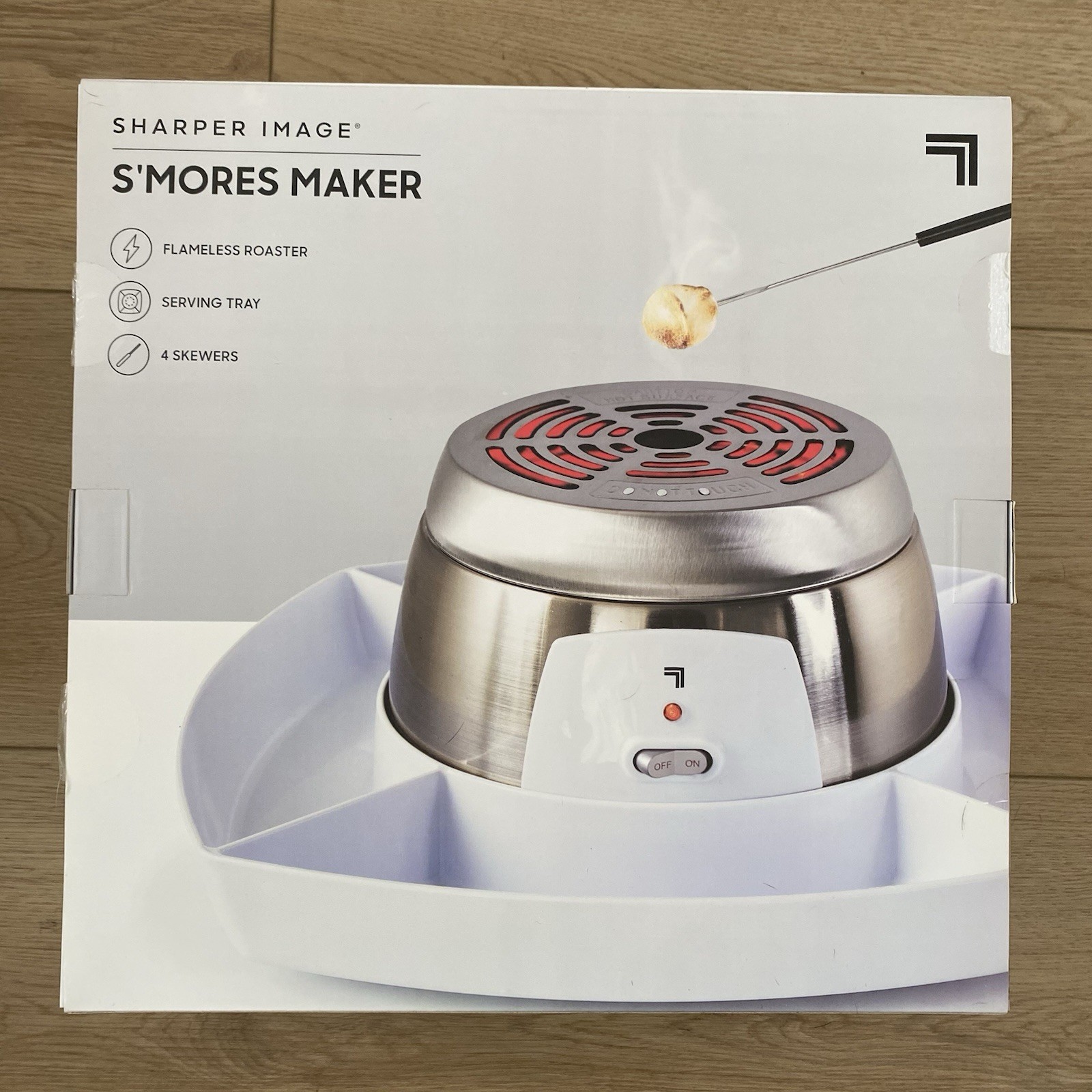 Sharper Image Electric S’mores Maker – Indoor Flameless Roaster – 4 Skewers gallery