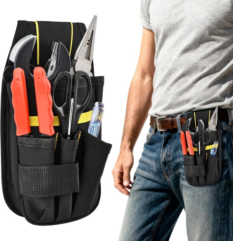 Small Electrician Tool Pouch Utility Belt Bag 600D Oxford Cloth HVAC Handyman gallery