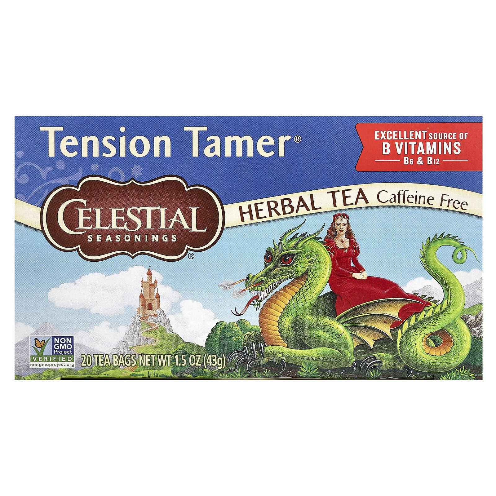 Herbal Tea, Tension Tamer®, Caffeine Free, 20 Tea Bags, 1.5 oz (43 g) gallery