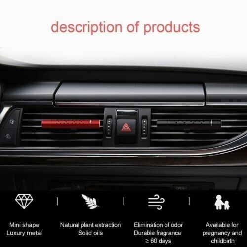 Auto Car Air Vent Conditioning Outlet Freshener Solid Perfume Clip Diffuser gallery