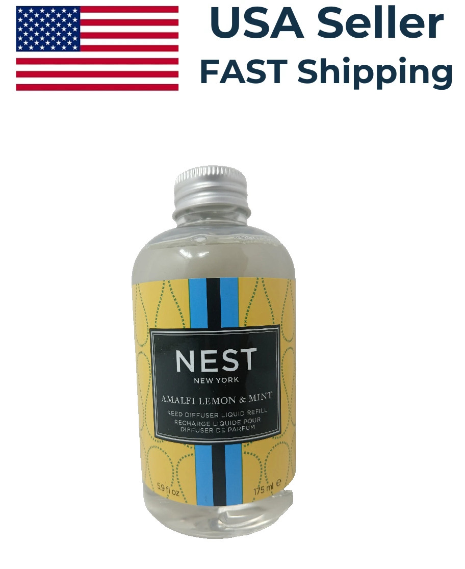 Nest New York Reed Diffuser Refill 5 fl oz Amalfi Lemon & Mint gallery