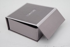 New TOM FORD Silver Extra Small Holiday Animation Gift Box 4.75″ x 5″ x 2″ OD
